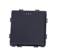 Interruptor De Pared 1 Vía Y Timbre, CA 110-250 V, Sin Marco, Botón Pulsador, Panel Control(No signal black,5pcs)