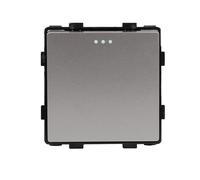 Interruptor De Pared 1 Vía Y Timbre, CA 110-250 V, Sin Marco, Botón Pulsador, Panel Control(No signal grey,10pcs)