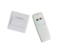 Interruptor de pared con control remoto inalámbrico para iluminación del hogar, AC220V 1-3 Gang, controlador de luz inteligente, tipo 86, alcance de 80 m, blanco (ruta 1)
