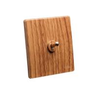 Interruptor de pared de latón con palanca y panel con textura de pintura en aerosol. Lámpara de pared de dos vías.(Surface Mount Box)