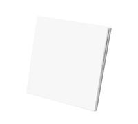 Interruptor de pared empotrado de 1 módulo, interruptor simple, diseño plano sin marco blanco ABS 10A 250V - Para hogar y oficina - WESA