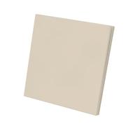 Interruptor de pared empotrado de 1 módulo, interruptor simple, diseño plano sin marco Blanco cálido ABS 10A 250V - Para hogar y oficina - WESA