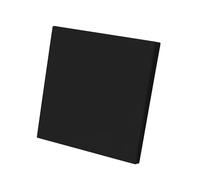 Interruptor de pared empotrado de 1 módulo, interruptor simple, diseño plano sin marco Negro ABS 10A 250V - Para hogar y oficina - WESA