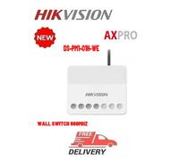 Interruptor de pared Hikvision DS-PM1-O1H-WE AX PRO 868 MHz comunicación inal...