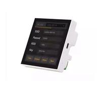 Interruptor de pared inteligente de 4 pulgadas con pantalla tipo 86 y wifi y Bluetooth
