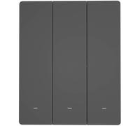 Interruptor de pared inteligente WiFi M5 de 3 canales (grafito) - SONOFF
