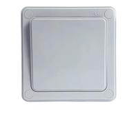 Interruptor de pared multipanel impermeable IP66 de 16 A - Pulsador de exterior para casa y jardín (1, 2 y 3 paneles)(1-Gang)