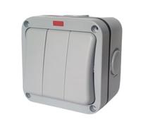 Interruptor de pared resistente al agua IP66 para jardín, patio, sitio de construcción