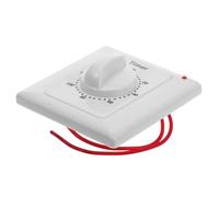 Interruptor de Pared Temporizador Mecánico Blanco Abs