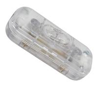Interruptor de paso transparente, diseño moderno, fácil instalación, ideal para control de luces y garantizar léctrica.