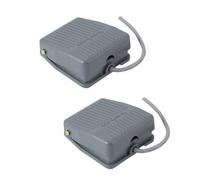 Interruptor de pedal de pie plástico 2 PC protección contra sobrecarga TFS-201 interruptor de pie para triano casero restablecer