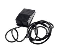 Interruptor de pedal de pie TFS-1 de metal industrial pulsador momentáneo antideslizante eléctrico SPDT 10A AC 250V adecuado para alimentos, bebidas, aeroespacial, petróleo