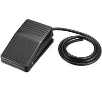 Interruptor de pedal eléctrico Plástico SPDT NO NC Momentáneo antideslizante 0.94M Cable 250V 10A Negro