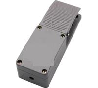 Interruptor de pedal momentáneo YDT1-17, carcasa aluminio, reinicio, contacto plateado simple, 1 NA, NC