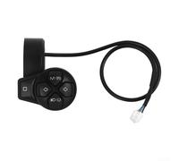 Interruptor de perilla giratoria, interruptor de control de manillar de motocicleta, soporta el desgaste diario, para scooter eléctrico Ninebot F3/F3 Pro