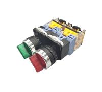 Interruptor de perilla LA38-11XD/2 LA38-20XD/3 de 22mm con interruptores selectores de bloqueo automático de luz 2/3 posiciones 10A/440V
