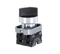 Interruptor de perilla selectora de 22 mm BD33 BD23 BD25 BD35 BD41 BD53 BJ33 1NO/2NO/1NO1NC 2/3 posiciones con reinicio y bloqueo automático(XB2-BD35)