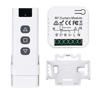 Interruptor de Persiana, Módulo de Persianas, Receptor Módulo de Relé Inalámbrica con RF Remoto, Transmisor de Radio 433 MHz, Cortina, para Persiana, Toldos