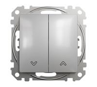 Interruptor de persianas aluminio new sedna schneider