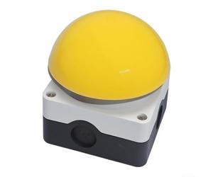 Interruptor de pie 2 x NO autoajustable industrial, interruptor de pedal de metal de aleación de plata, diseño industrial robusto, pulsador de pie para máquinas, 10 A, 500 V, seguro, cabezal de seta