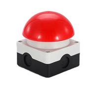 Interruptor de pie con pulsador de botón tipo hongo 1NO+1NC, interruptor de pedal de parada de emergencia, interruptor de pie manual FAK-S/K