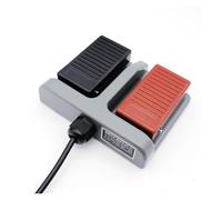 Interruptor de pie de gran tamaño 1 pieza MDFS-67 Interruptor de pie doble de 2 metros de largo con interfaz USB, con cable de CA de 10 A/220 V con restablecimiento automático(2-meter with USB)