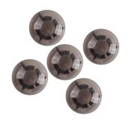 Interruptor de pie efecto guitarra, gris y negro, 5 pies NEUTRAL MUSHROOM | Cubierta para pedal de guitarra de plástico, instalación rápida, para músicos e intérpretes, varios