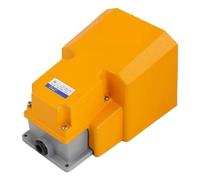 Interruptor de pie LTH-1/6, piezas de máquina herramienta de carcasa de aluminio, interruptor de pedal de reinicio Industrial de energía eléctrica de punto plateado