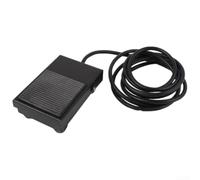 Interruptor de pie momentáneo con cable de extensión de 1 metro para máquinas industriales, modelo TFS1 con reinicio automático y carcasa de hierro resistente