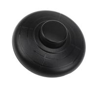 Interruptor de pie redondo 2A 12V-250V Negro Redondo Pedal en línea Interruptor de empuje Piso Pie Piso en línea para luz LED
