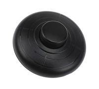 Interruptor de pie redondo 2A 12V-250V Negro Redondo Pedal en línea Interruptor de empuje Piso Pie Piso en línea para luz LED