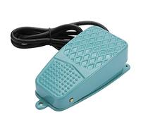Interruptor de Pie Tfs-2 Aleación de Aluminio Antideslizante, Interruptor de Pedal de Enclavamiento Interruptor de Pedal de Reinicio Eléctrico Ac 250V 10A Spdt