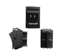 Interruptor de plástico para paseo en coches 6V 12V interruptor plástico | Alto bajo sin costuras para palanca, adaptación segura al terreno, valor de paquete de 2, acabado de plástico negro