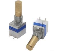 Interruptor de potenciómetro A10K para accesorios de interfono con configuración de 5 pines y eje de cobre para LT6100 LT6600 LT7700 SMP318 SMP308 GP2000 (D)