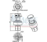Nissens Presostato aire acondicionado 301022