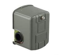 Interruptor de presión de agua 30-50 PSI Válvula de control automático eléctrico para bomba de pozo, cuerpo de latón, cubierta ABS 1/4 NPT sistema de jardín