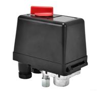 Interruptor de presión de compresor de aire de 240 V, montaje horizontal de 20 A, controlador de 6-12 bares con sello en forma de V para mantenimiento de herramientas neumáticas