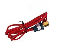 Interruptor de presión de refrigerante con cable de 1 m. Protección fiable | Para HVAC, frigoríficos y máquinas de hielo, conexión NPT, membrana de acero inoxidable, -30 °C a +80 °C, color naranja