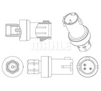 Interruptor de presión del aire acondicionado ASE 6 000P MAHLE para LANCIA