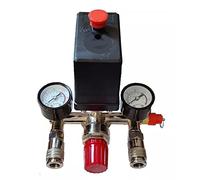 Interruptor De Presión del Compresor De Aire, con Conjunto De Piezas De Válvula De Control De Presión De Bomba De Doble Calibre 220 V 380 V