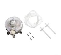 Interruptor de presión diferencial de aire ajustable 20-500Pa, sensor de punto de ajuste visual para ventiladores de ventilación HVAC, protección contra sobrecalentamiento y heladas (20-200 PA)