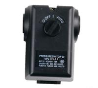 Interruptor de presión horizontal de aire comprimido 15 A 220 V para compresores, ajustable 5,5-12 kg, contactos plateados, industria y metalurgia, -40 a 85 °C (tipo A) (C)