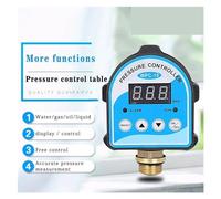 Interruptor de presión para bomba Interruptor de presión automático del compresor de aceite de agua de la bomba de aire, controlador de presión electrónico de pantalla Digital for bomba de agua(20MM)