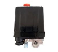 Interruptor de presión para compresor de 4 vías, interruptor de presión AC 220 V, válvula de control de interruptor de presión de un solo orificio para compresor de aire, para una rápida reducción de