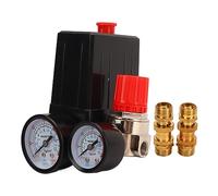 Interruptor de Presión para Compresor de Aire 0~180PSI, Válvula de Control y Kit de Repuestos - Ahorro de Energía, Ajuste Preciso, Instalación Fácil para Uso Industrial y Domésti