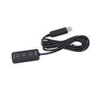 Interruptor de Programación Macro USB, Mini Teclado USB Personalizado Compacto Multifuncional Amplia Compatibilidad para Oficina (HK33 3 Posiciones Clave)