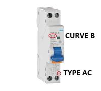 Interruptor de protección contra fugas RCBO NB2LE, curva BC, tipo A, CA, 1P+N, 30 mA, 10 A, 16 A y 20 A.(Curve B-AC,10A)