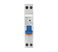 Interruptor de protección contra fugas RCBO NB2LE, curva, tipo A, CA, 1P+N, 30 mA, 10 A, 16 A y 20 A.(Curve B-A,10A)