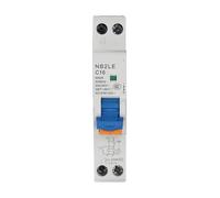 Interruptor de protección contra fugas RCBO NB2LE, curva, tipo A, CA, 1P+N, 30 mA, 10 A, 16 A y 20 A.(Curve B-A,16A)