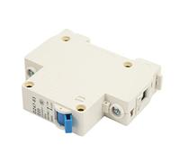 Interruptor de protección contra sobrecarga, estructura modular fácil instalar Disyuntor en miniatura 1P Nylon PA66 Shell Retardante llama for interruptores botón pulsador del sistema iluminación